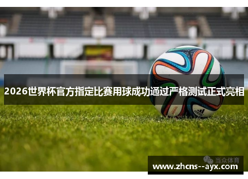 2026世界杯官方指定比赛用球成功通过严格测试正式亮相 2026世界杯官方指定比赛用球成功通过严格测试正式亮相
